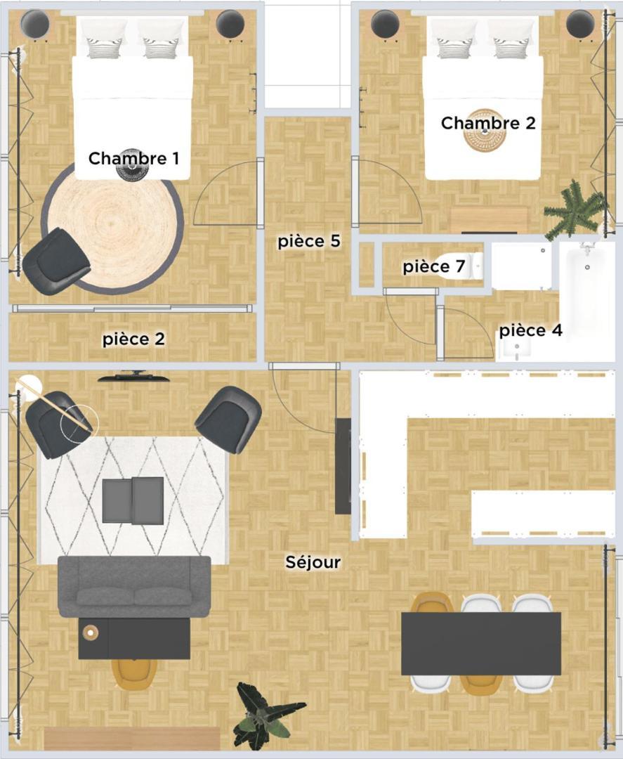 Functional 2 Bedroom Apartment Lille Eksteriør billede